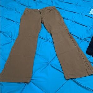 Old Navy High-Rise Pixie Flare Pants - Brown